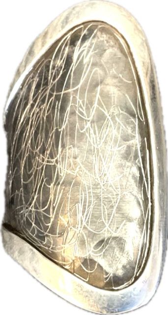 Ring Wrap Sterling Silver Oxidized Adjustable