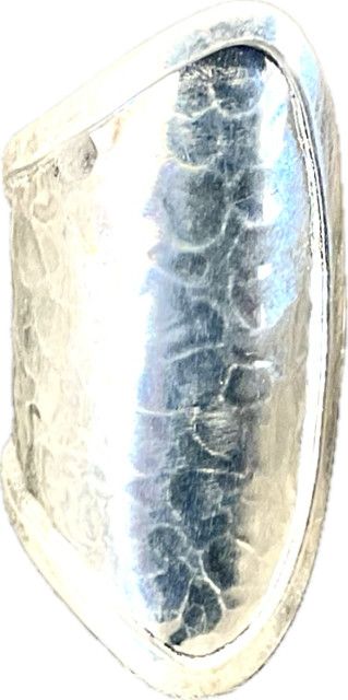 Ring Wrap Sterling Silver Hammered Adjustable