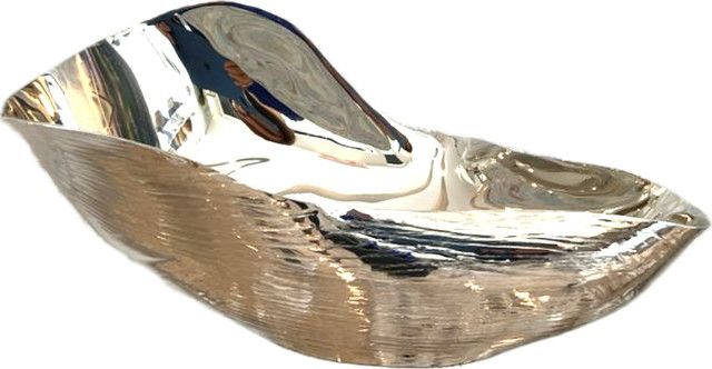 Bowl, Nickel Horn Shape, Large