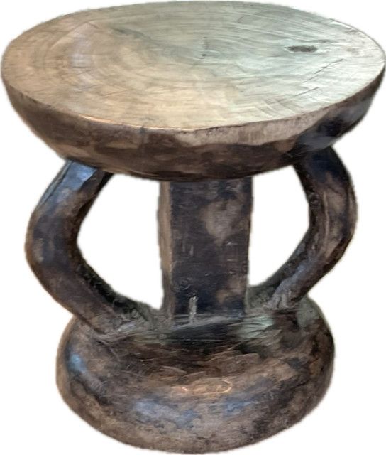 Stand South African Vintage Stools, Wooden