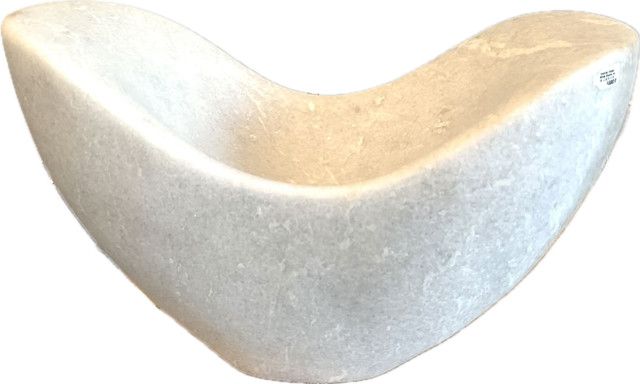 Incense Vessel White Marble (w) 15″ x (d) 9″ x (h) 8″