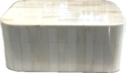 Box Ellipse, White Bone, Small