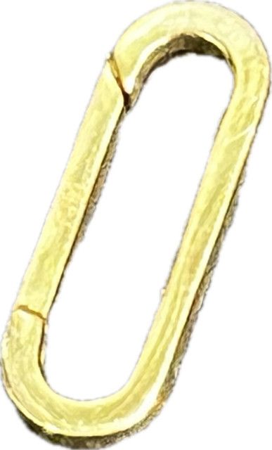 Charm Connector, 14k Simple Oval