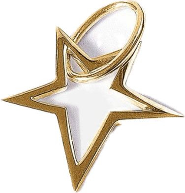 Lucky star pendant 9k Yellow Gold