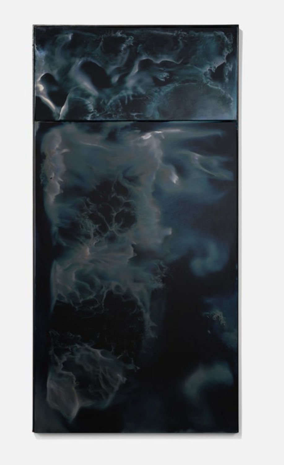 Art Mirror Rectangle Antiqued Midnight 30" x 56"
