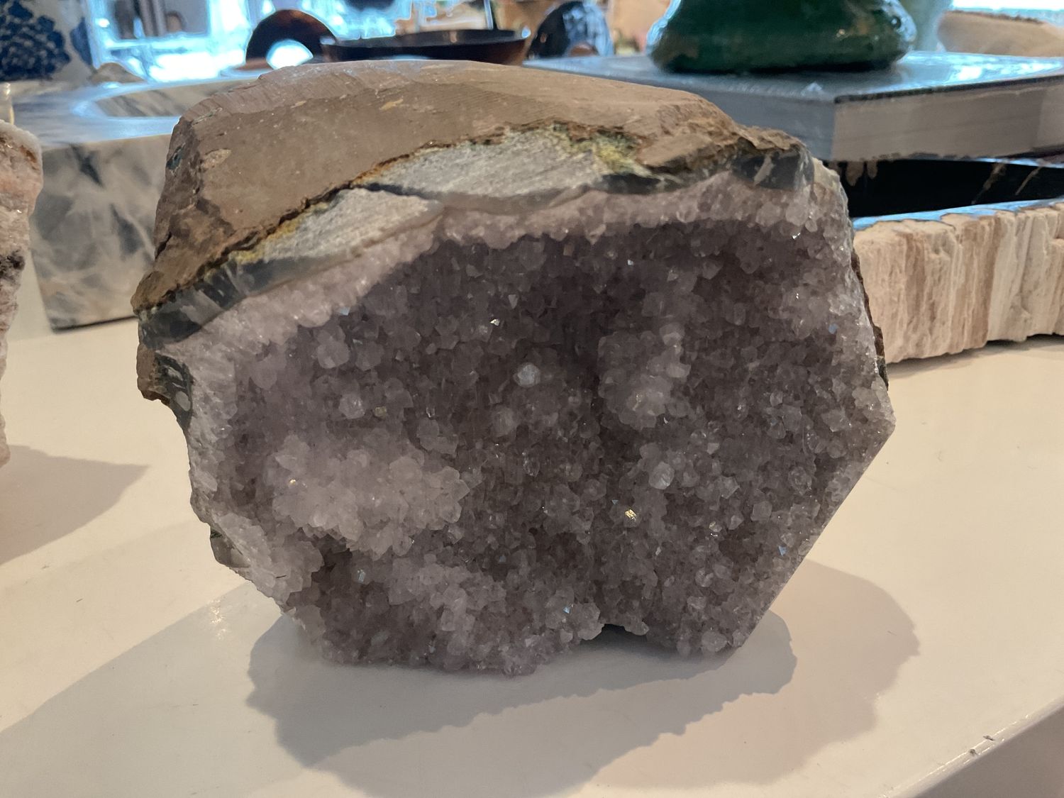 Cut Base Amethyst Druze Specimen