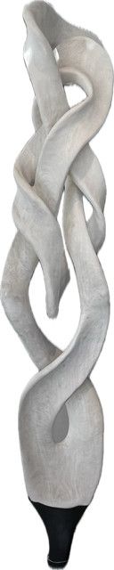 Bleached Lucid Sculpture, Medium