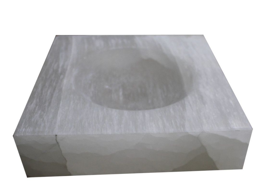 Selenite Catchall , 10''x10''x3''