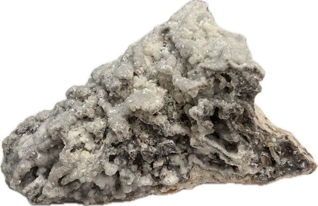 Gray Calcite Stalactite, 6''x4''x2''