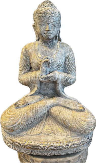 Sitting Buddha, 11''x7''x18''