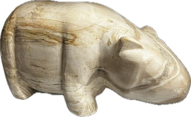 Petrified Stone Bear 13''x5''x6''
