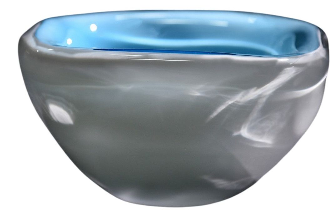 Glass Bowl, medium, 8''x8''x4''