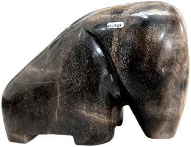 Petrified Stone Abstract Elephant 11''x 5''x 8''