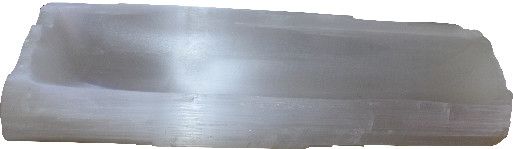 Rectangular Selenite Bowl 15 x 6 x 2