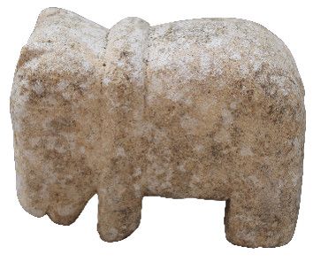 Stone Hippo Sm 5''x2''x4''