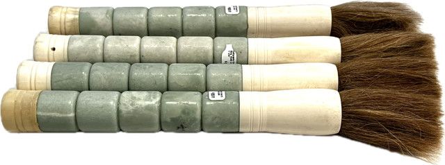 Calligraphy Brush 5 Ring  Dusty Jade 1''x14''