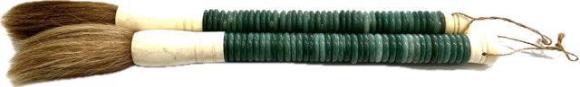 Calligraphy brush Green 13''x1''