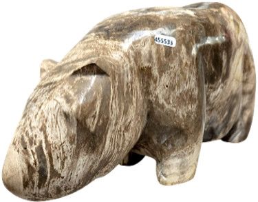 Petrified Stone Bear 13''x 5''x 6''