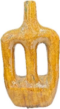 Tamegroute Amber Village Moroccan Vase 9''x4''x18''