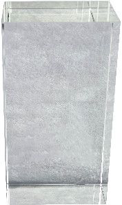 Rectangular Glass Riser 9 x 5 x 3