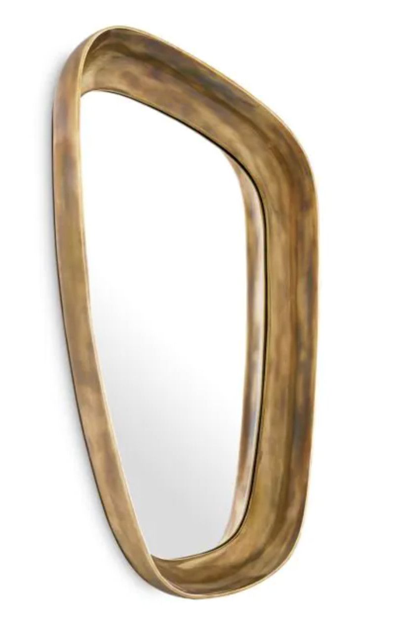 Mirror, Oblong in Vintage brass finish W. W. 16.93″  D. 4.13″ H. 31.10″