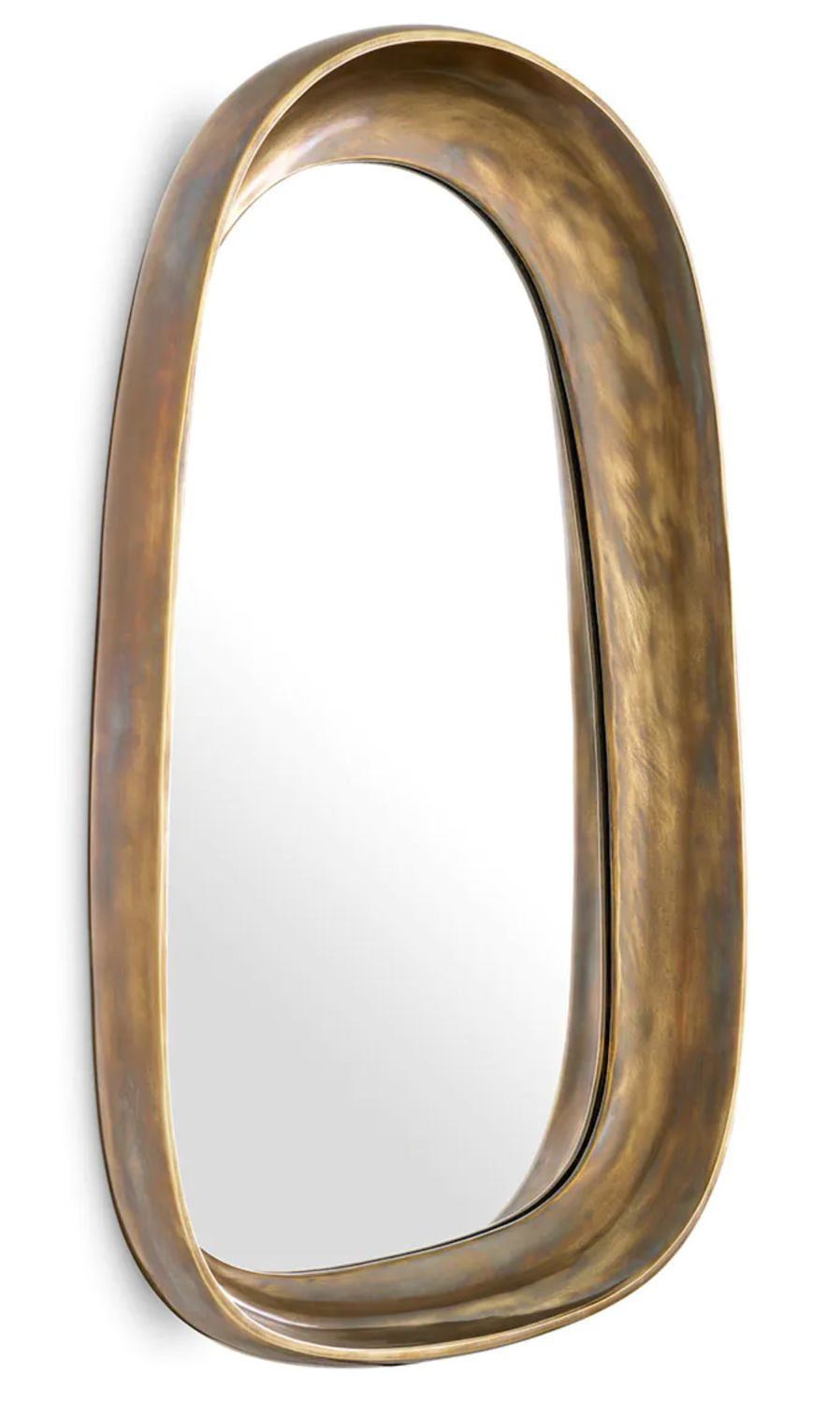 Mirror, Oblong in Vintage brass finish W. 18.11″  D. 4.13″  H. 31.50″