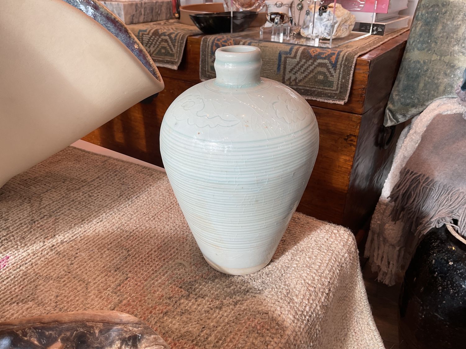 Celadon Small Plum Vase