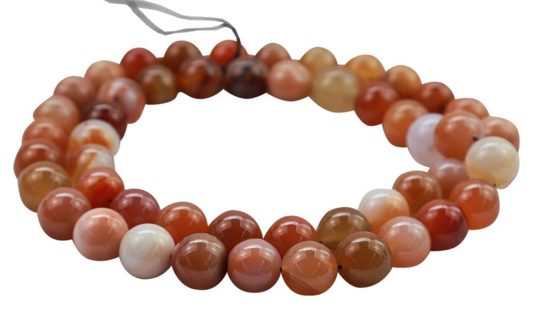 Decorative Beads Rose Quartz Natural Pink Agate