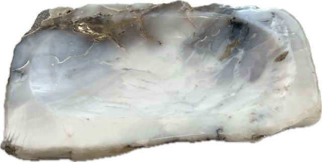 Tray,  Solid Jasper Raw Exterior 8"L x 5.5"W