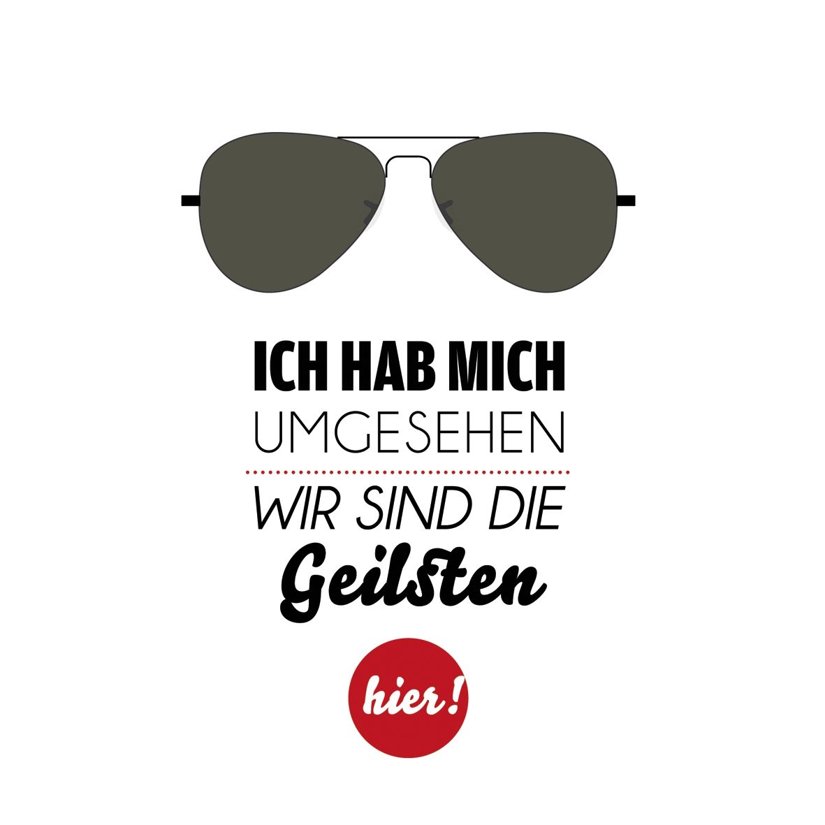 Serviette Die Geilsten 33x33cm