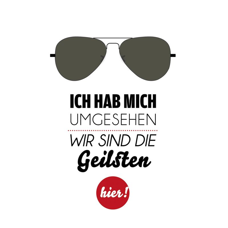 Serviette Die Geilsten 33x33cm