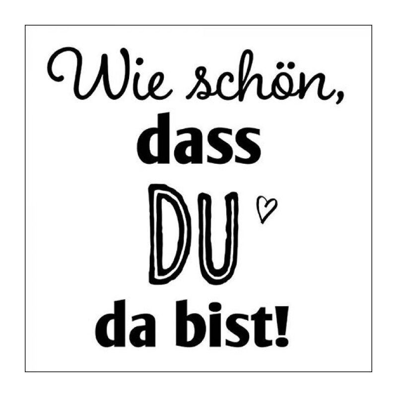 Serviette Wie schön 33x33cm