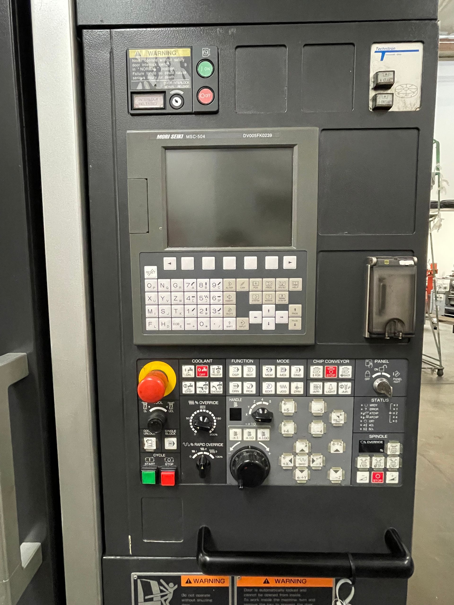 2006 Mori Seiki DuraVertical 5100 w/ 4th Axis Rotary Table