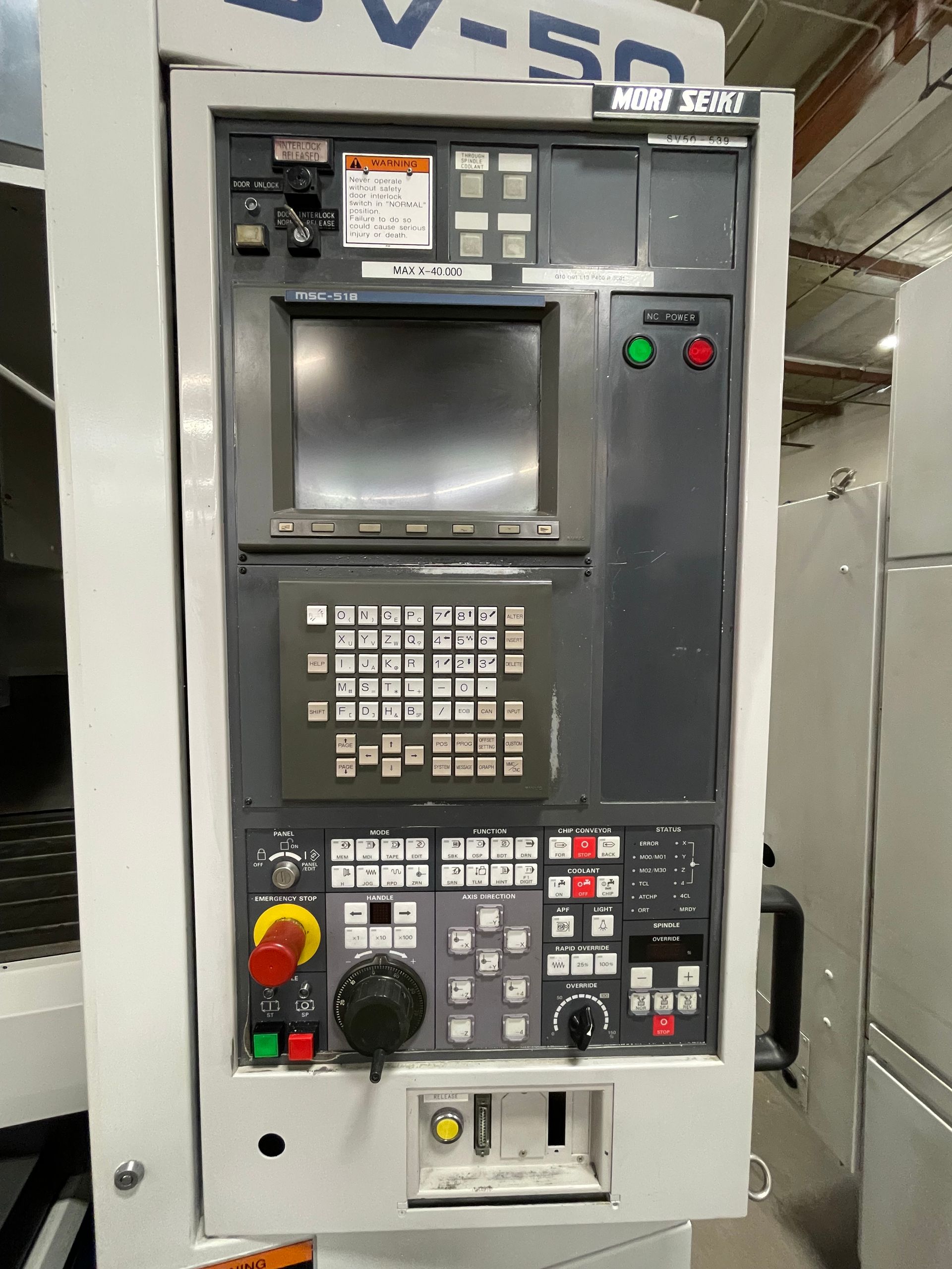 1996 MORI SEIKI SV-50B/40