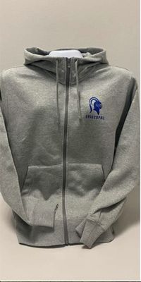 Nike Club Fleece Full Zip Grey