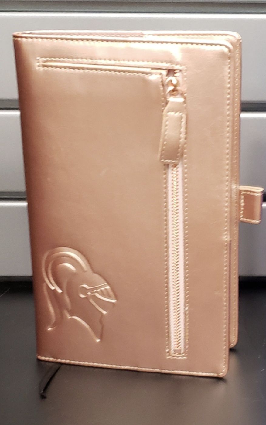 Rose Gold Journal w/knight head