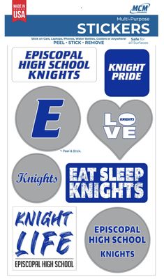 EHS Knight Life Stickers