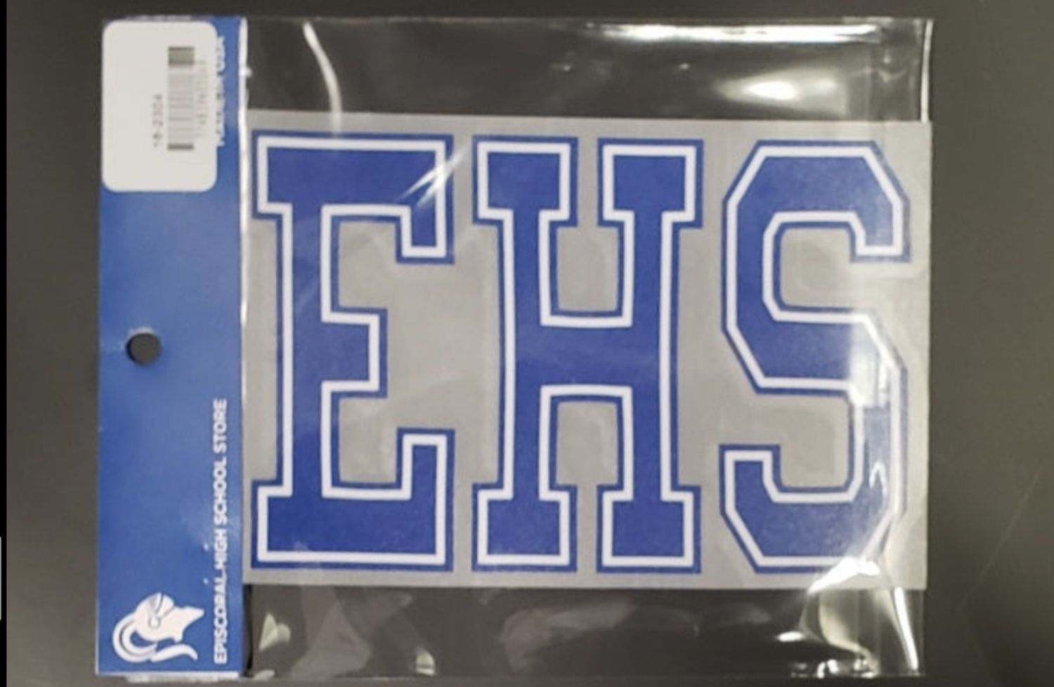 EHS Decal EHS Block Blue &amp; White Letters