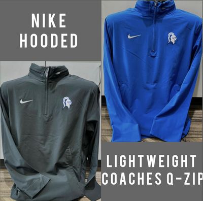 Nike Men&#39;s LightWeight Coach Q-Zip w/ Hood