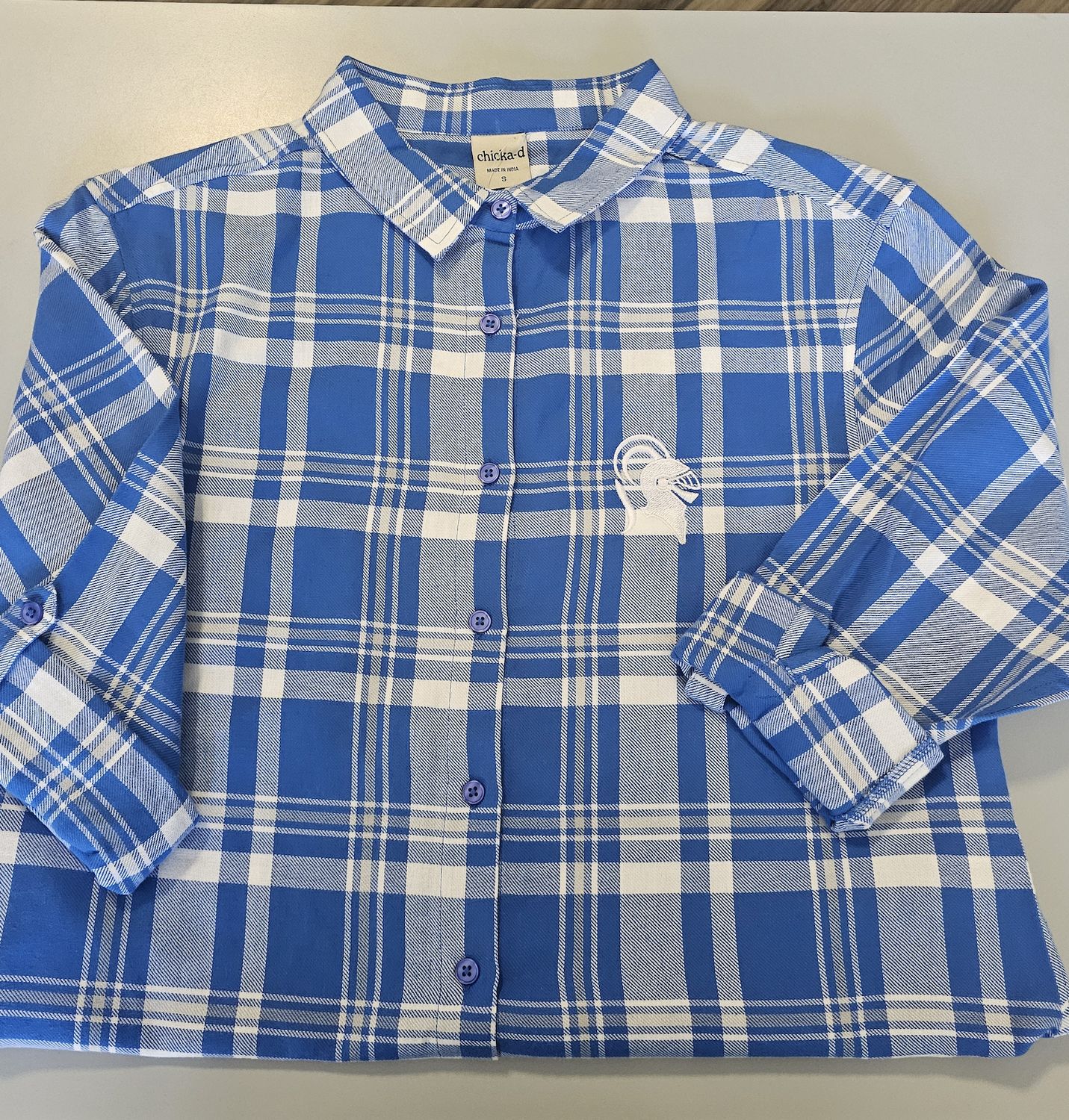 Chicka-d Boyfriend Royal Plaid