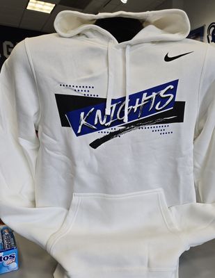 Nike White Club Fleece Hoodie