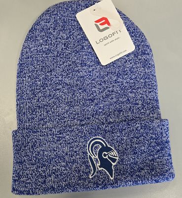 Striped Beanie knit cuff