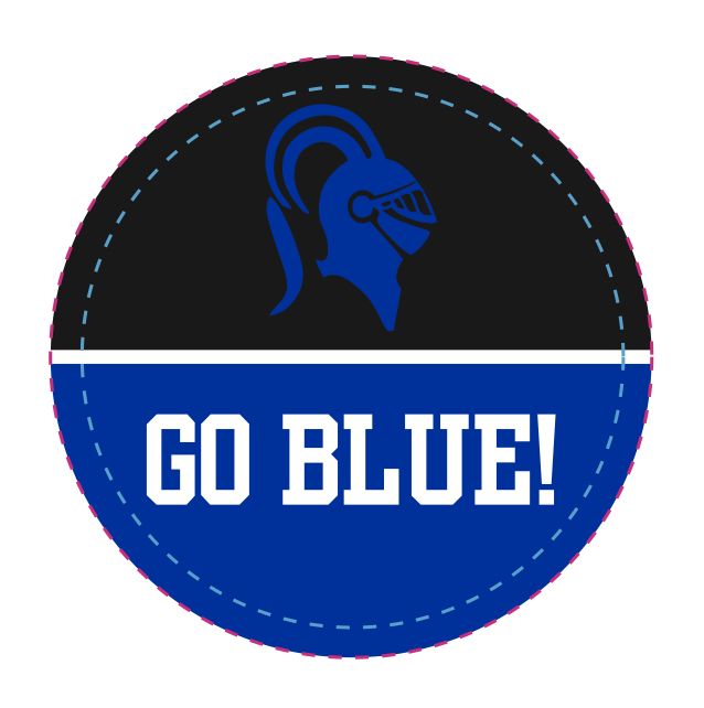 EHS Button Go Blue!
