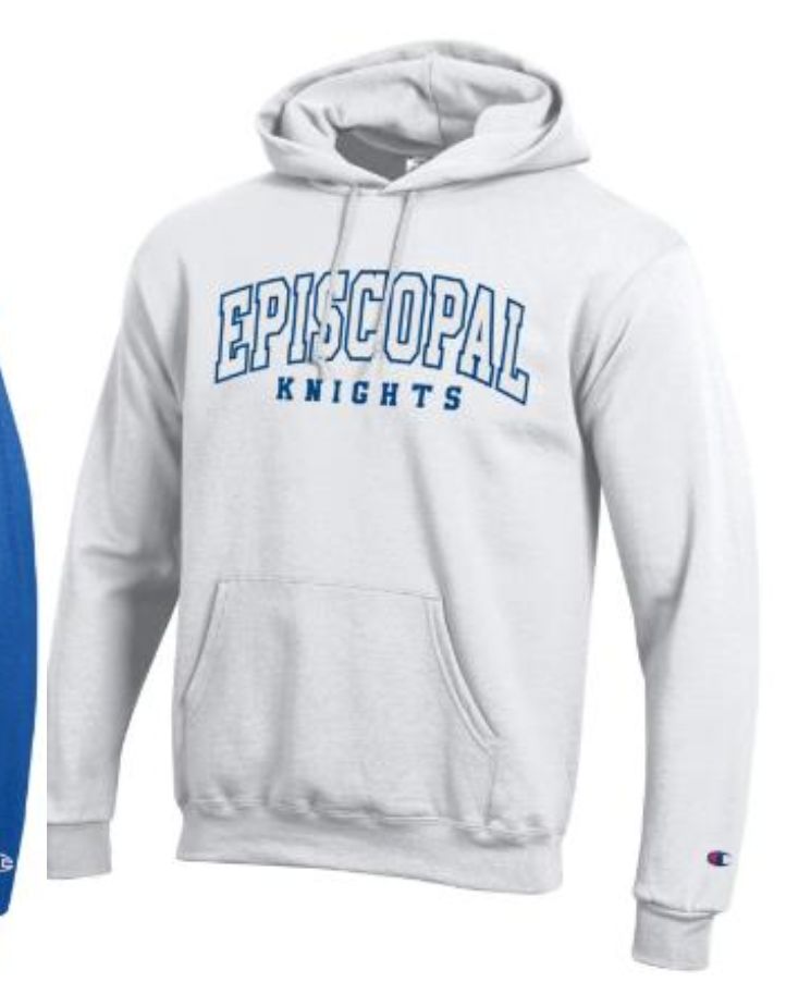 Champion Powerblend Hoodie, Color: White, Size: XS
