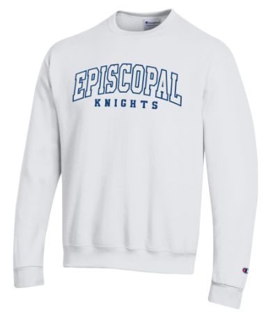 Champion Powerblend Crew, Color: White, Size: XS
