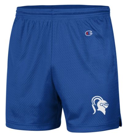 Mens Champion 5inch Royal Mesh Shorts