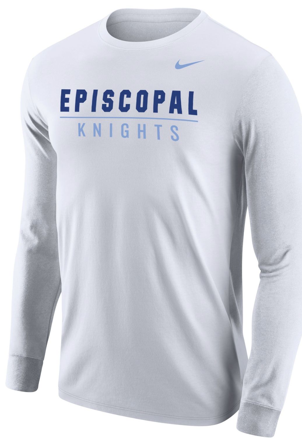 Nike Core Long Sleeve Tee (blk, roy, wht), Color: White, Size: S