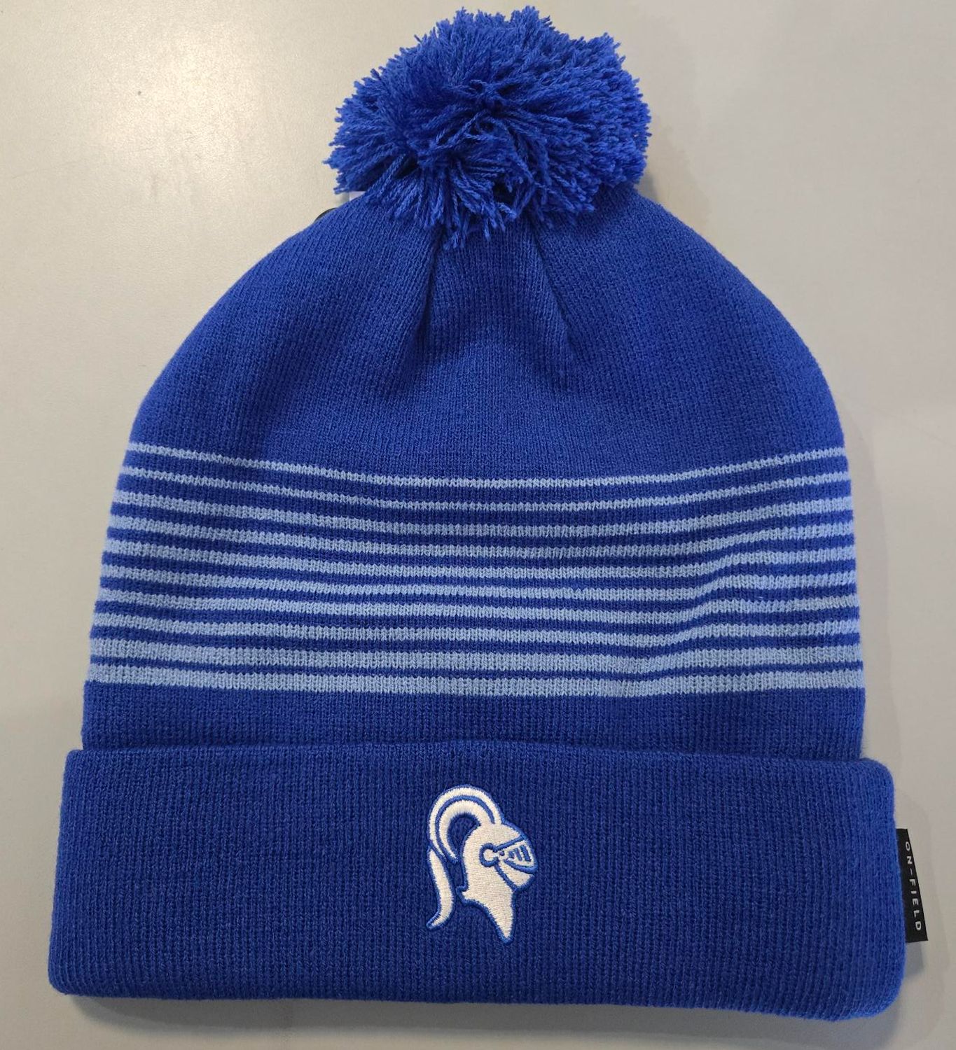 Nike Peak Stripe Pom Beanie