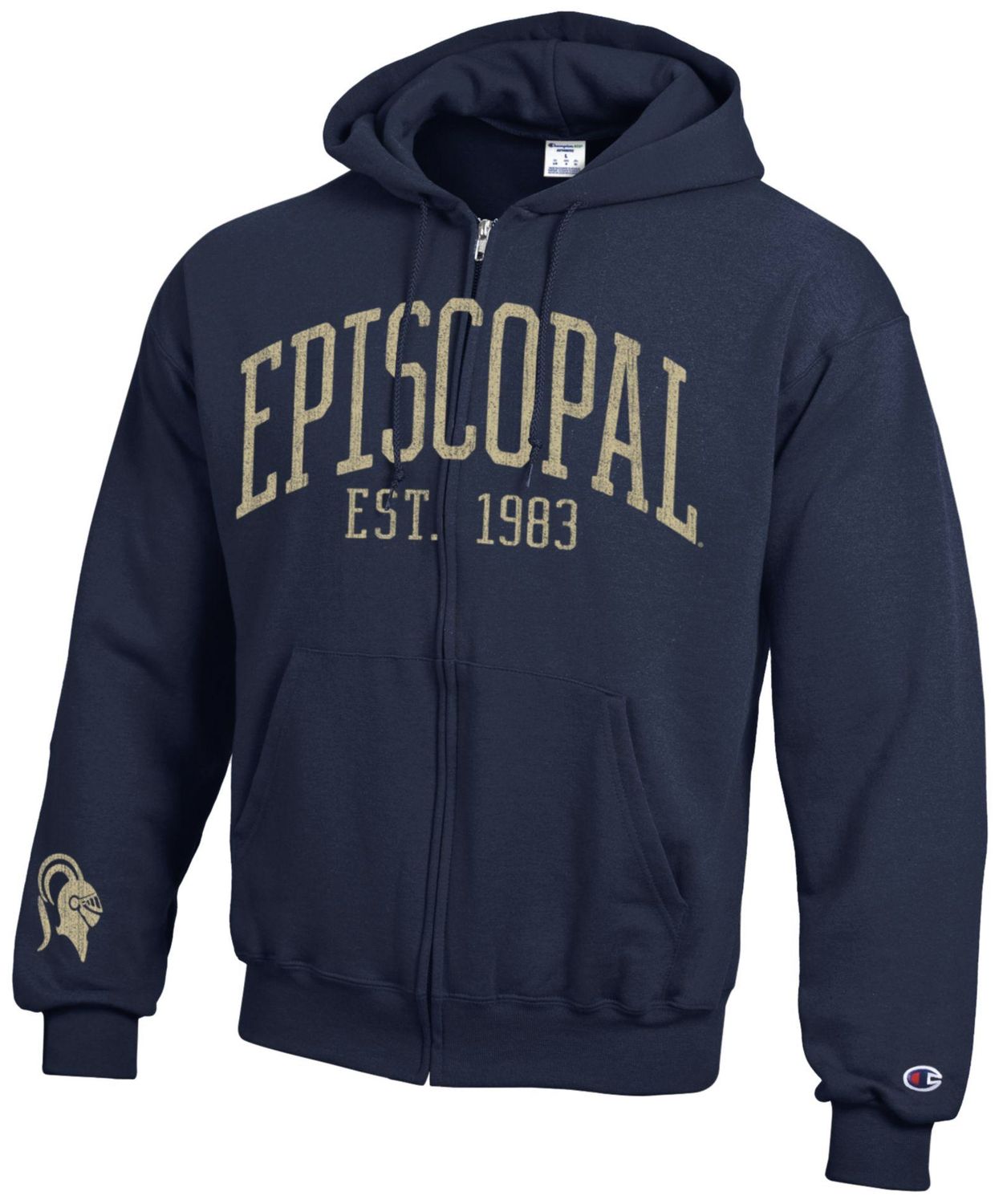 Champion PowerBlend Full Zip Hoodie, Size: S