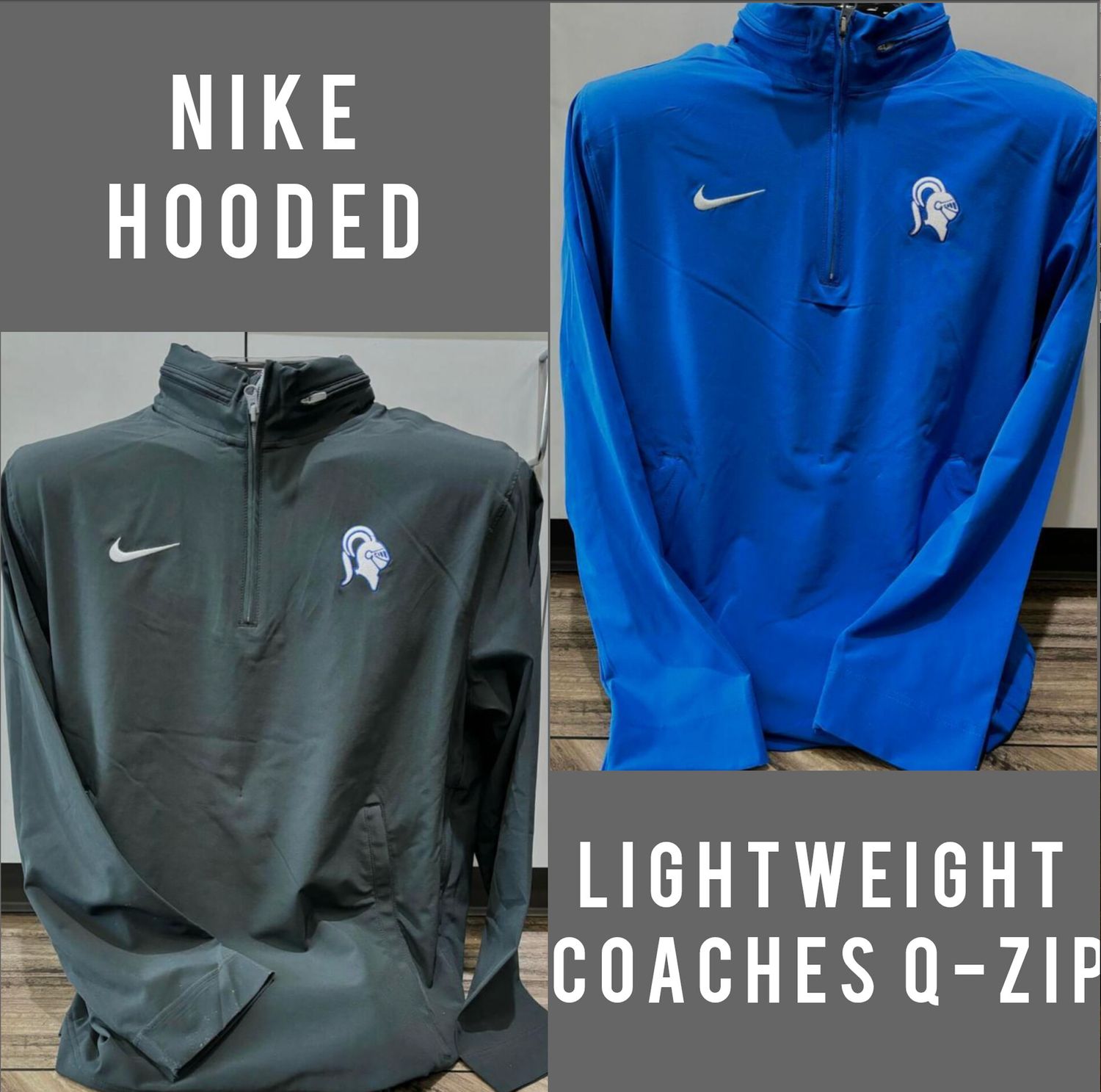 Nike Men's LightWeight Coach Q-Zip w/ Hood